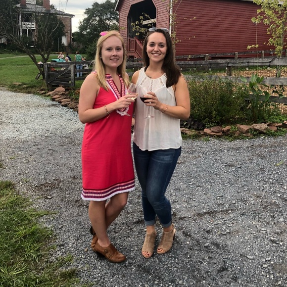 Mudpie pink dress! 👛👗 super cute for summer! - Picture 4 of 4